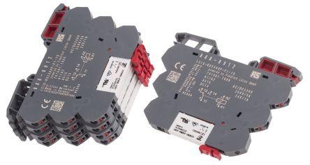 Produktbild RS PRO Push 6.2mm Rly 230VAC.DC C/O 6A 250VAC