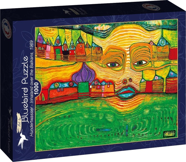 Produktbild Bluebird Puzzle 1000 pieces Hundertwasser - Irinaland over the Balkans, 1969 (1000 Teile)