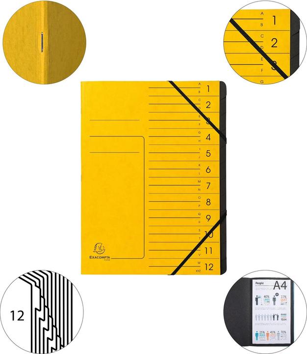 Actual product image Exacompta Stapled file folders (A4, 1x)