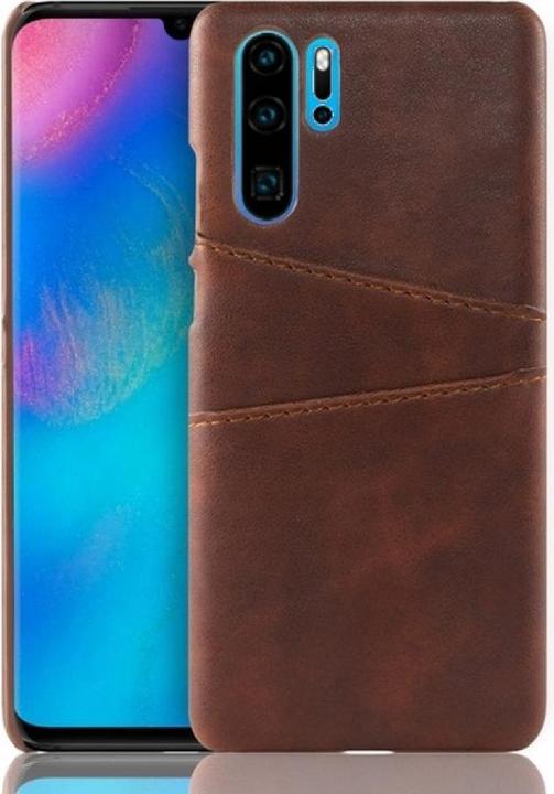 Produktbild Screenguard Huawei P30 Pro CardCaddy Leder Backcase mit Kartenfächern (Huawei P30 Pro)