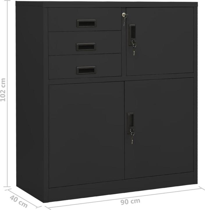 Produktbild vidaXL Candra (90 x 40 x 125 cm)