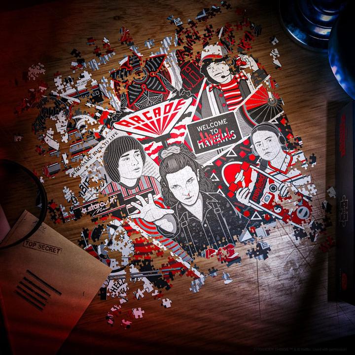 Produktbild Theory11 Stranger Things Multi-Dimensionales Puzzle (1000 Teile) (1000 Teile)
