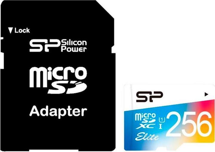 Silicon Power Elite 256 (256 Go, microSDXC, U1, UHS-I)