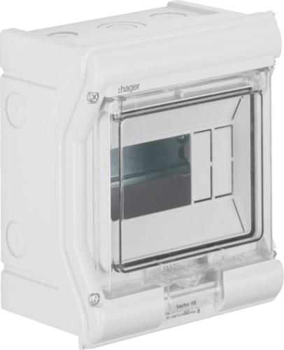 Image du produit Hager HAG VE106PN Vector IP65, 6 PLE, stable aux UV, LE (Répartiteur)