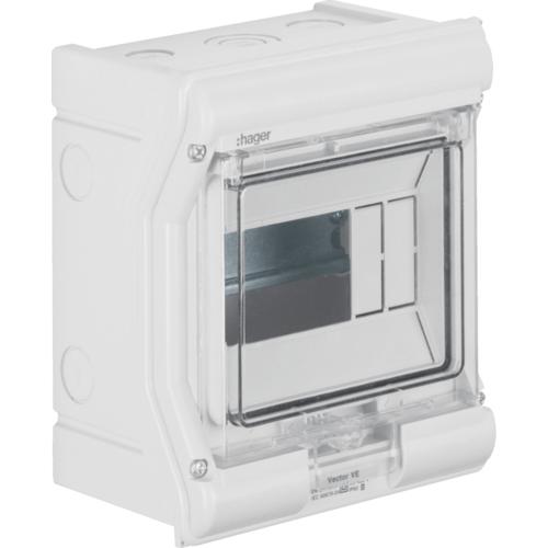 Hager Grigio Hag Ve106pn Vettore Ip65, 6 Ple, Stabile Ai Raggi Uv, Le (Morsettiere), Accessori Di Elettronica + Alloggiamento,