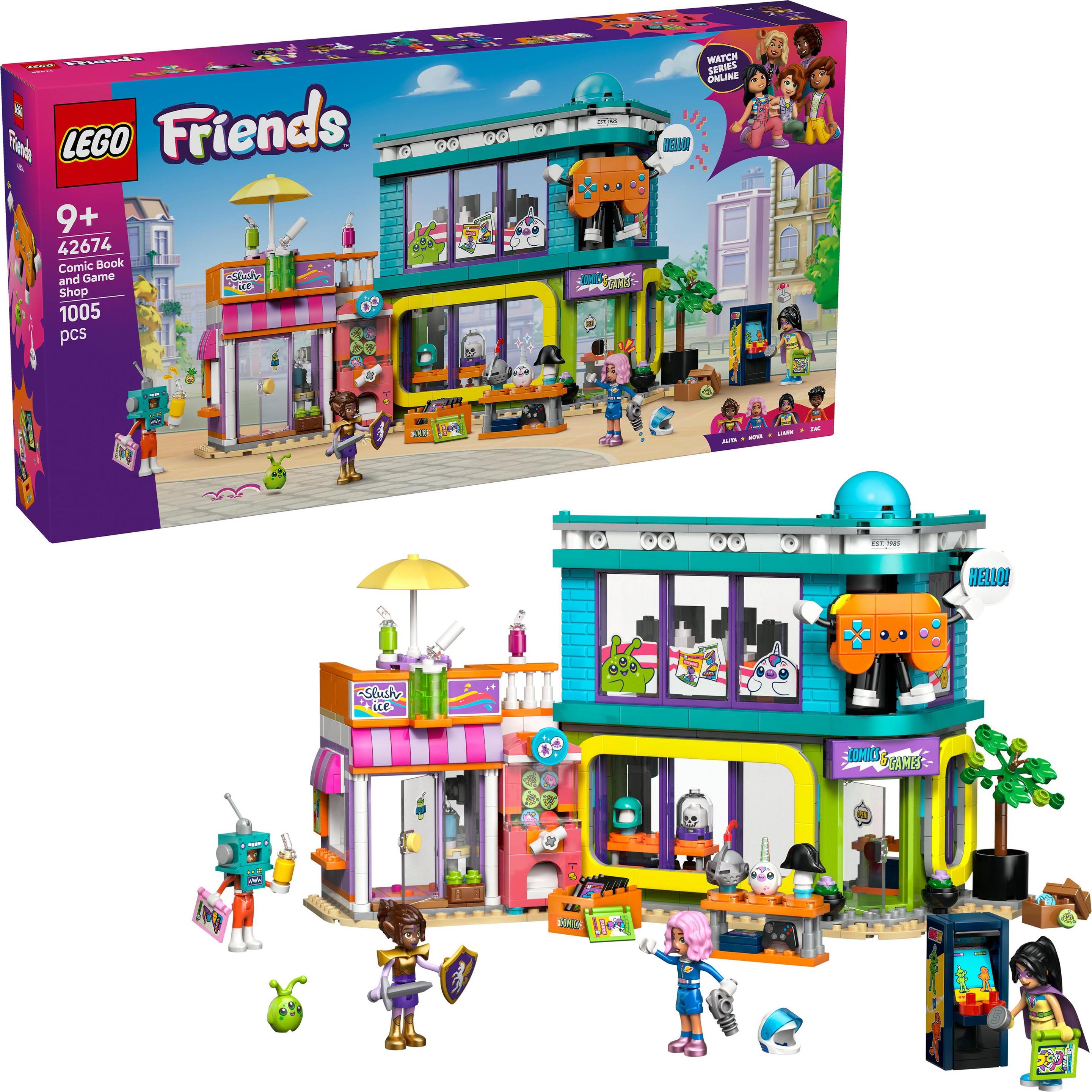 LEGO Friends Comic and Game Store (42674, LEGO Friends)