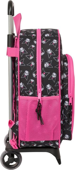 Actual product image Safta Kuromi Rolling School Backpack with Removable Pack, Ergonomic and Durable