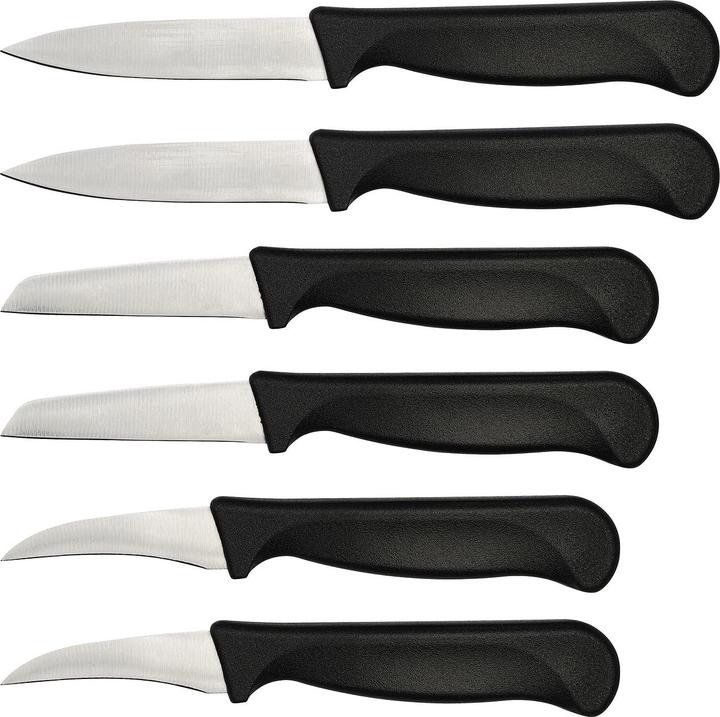 Produktbild Rosenstein & Söhne 6-teiliges Obst- und Gemüsemesser-Set (8 cm)