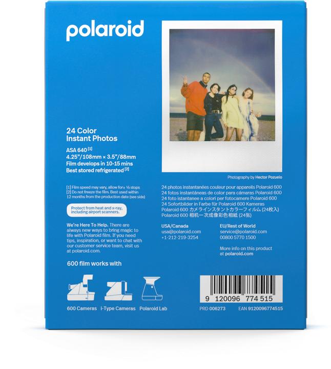 Actual product image Polaroid Film 600 Colour (Polaroid 600)