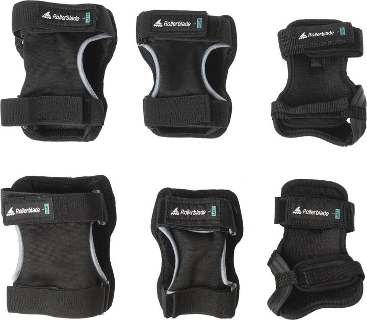 Actual product image Rollerblade Skate Gear Pack (L, Elbow protectors, Wrist protectors, Knee pad, Unique specimen)