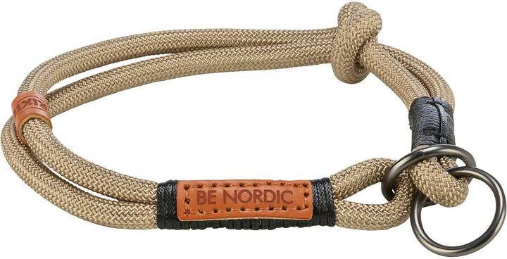 Produktbild Trixie BE NORDIC Zug-Stopp-Halsband L-XL, 55 cm, Sand/Schwarz (L, XL, Hund, Spazieren)