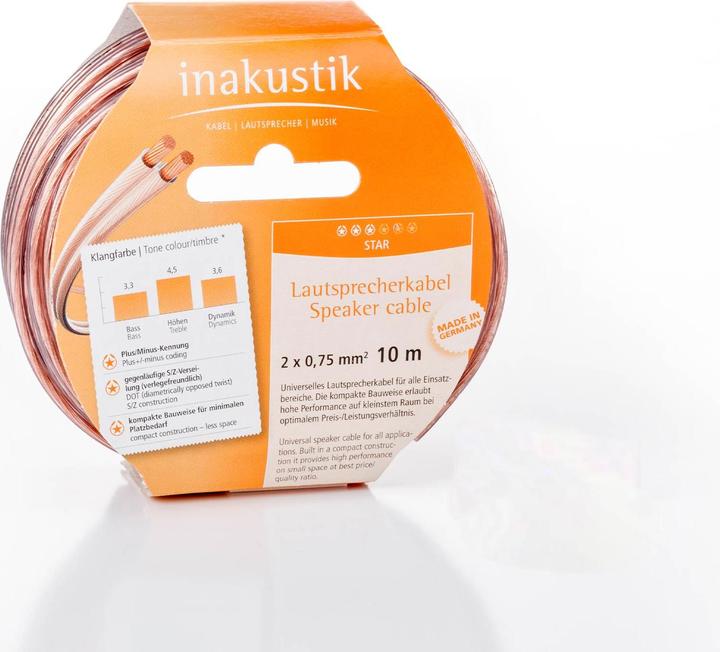 Actual product image Inakustik Star (10 m, 0.75 mm²)