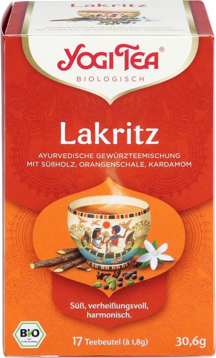 Yogi Tea Liquorice ayurverdic spice tea blend, 17 pcs. filter bags (30.60 g)
