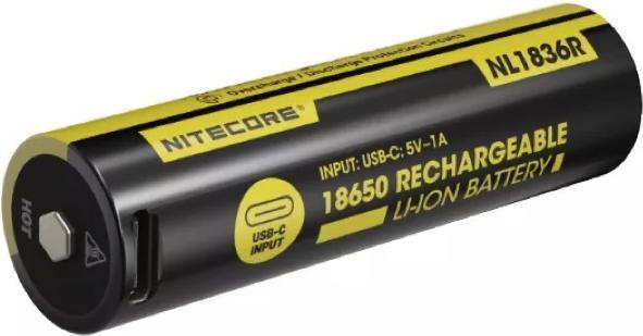 Nitecore Li-Ion Akku Typ 18650 - 3600mAh - NL1836R