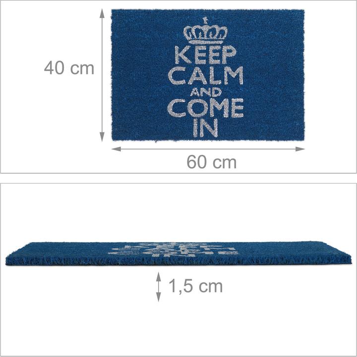 Produktbild Relaxdays Ruhig bleiben (40 x 60 x 1.5 cm)