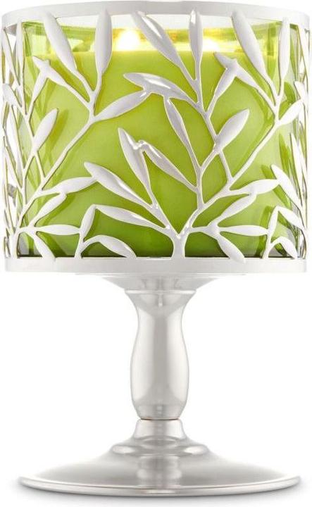 Actual product image Bath & Body Works Porte-Bougie Vine Leaf Pedestal - Argenté
