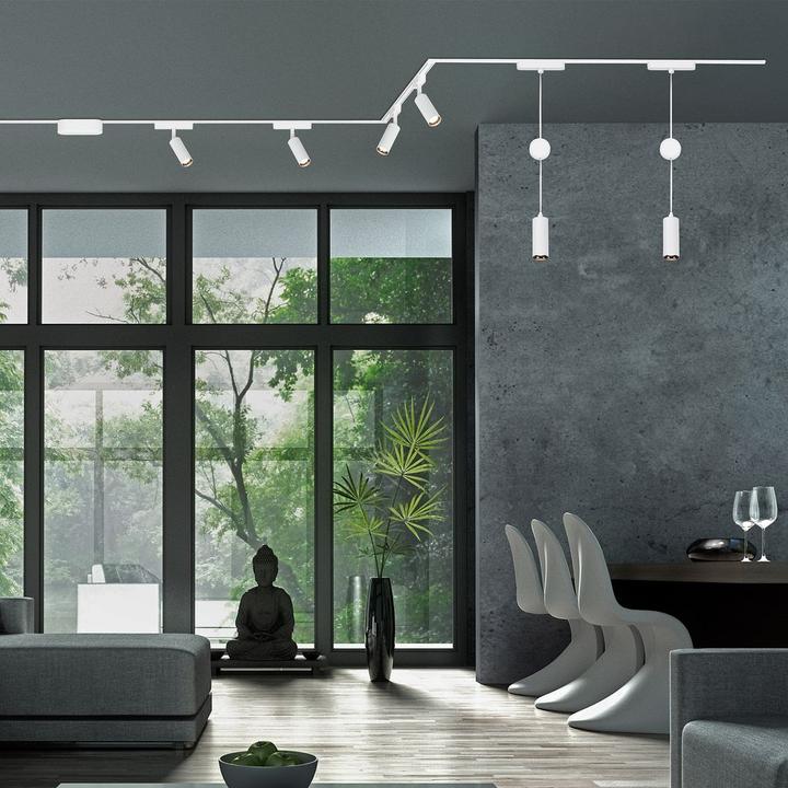 Actual product image Briloner Luxtrail 48V Schienensystem, Set, 4m, Weiss, 8xLED/5W