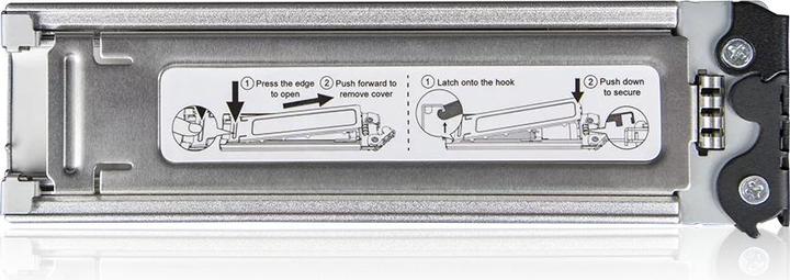 Actual product image Icydock ICY DOCK housing 8x M.2 NVMe SSDPCIe PCIe 4.0 64Gbps, for 5.25" bay