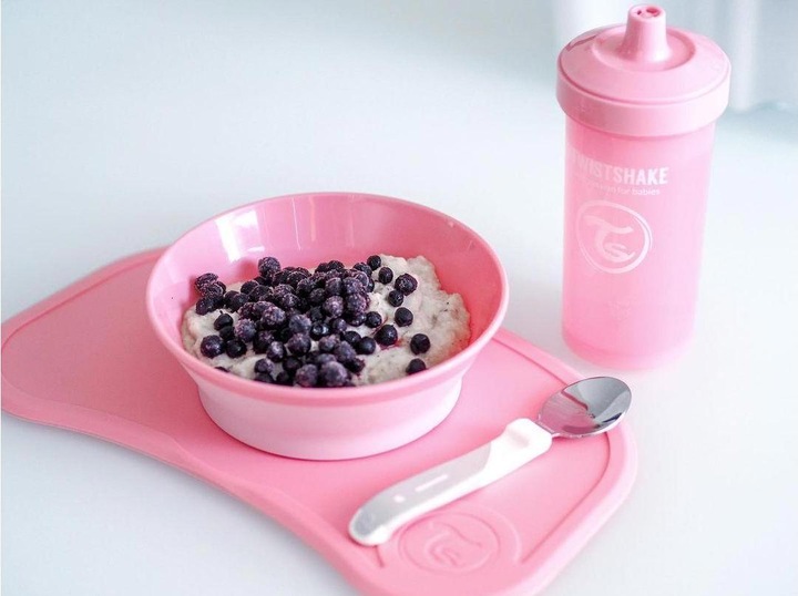 Actual product image Twistshake Click-Mat Mini + Plate