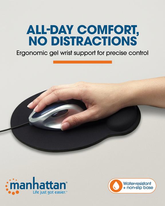 Immagine prodotto Manhattan Tappetino ergonomico per mouse (S)