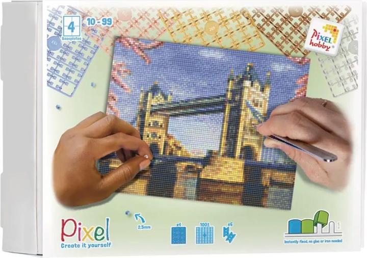 Actual product image Pixelhobby Pixel Classic 4 Basisplatten-Kit - Tower Bridge