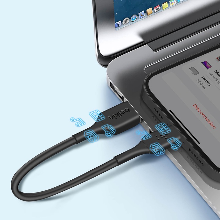 Produktbild Belkin USB A – Lightning (0.15 m, USB 2.0)
