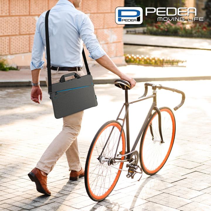 Actual product image Pedea Fashion Notebook Bag 33,8cm 13,3inch with extra pocket, grey (13.30", Universal)