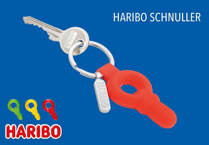 Actual product image Troika HARIBO SCHNULLER Porte-clés tétine, rouge