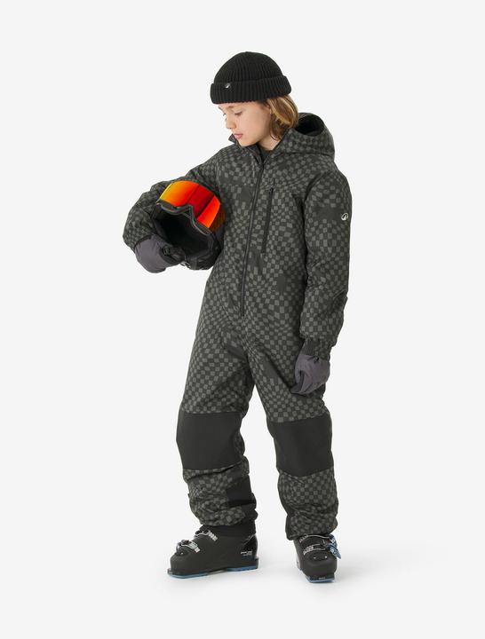 Actual product image Wedze Skianzug Kind 5 – 13 Jahre warm - Ski 100 schwarz (152, 158)