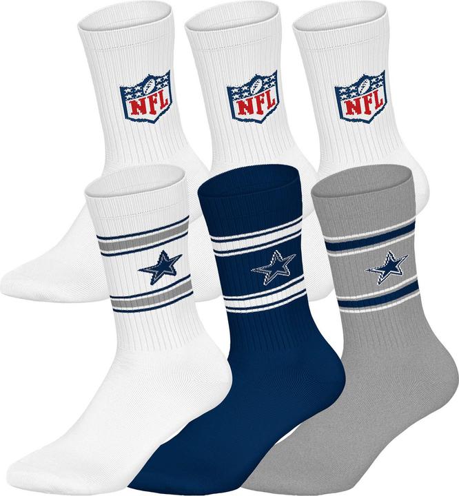 Produktbild NFL 6Pack Crew Socks (6er Pack, 39 - 42)