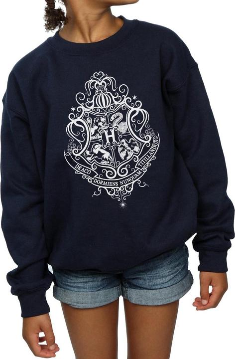 Produktbild Hogwarts Draco Dormiens Crest Sweatshirt Mädchen (140, 146)