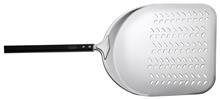 Actual product image Piazza Pizza peel aluminium rectangular perforated 50cm L total 115cm