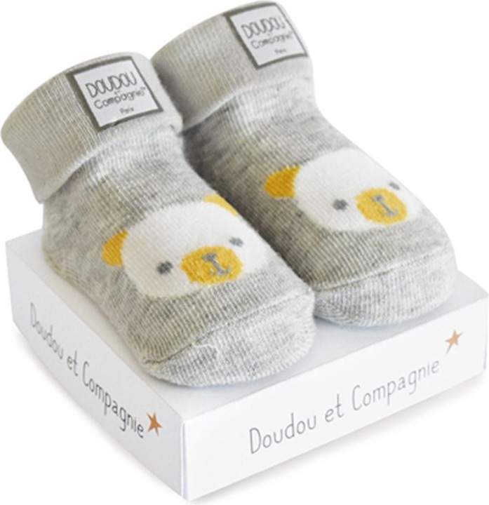 Immagine prodotto Doudou et Compagnie Calzini bambino grigio 4x1ass (MQ4) (Confezione singola, 16 - 18)