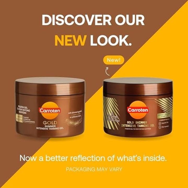 Actual product image Carroten Gold Shimmer Tanning Gel 150 ml (Self tanning cream, 150 ml)