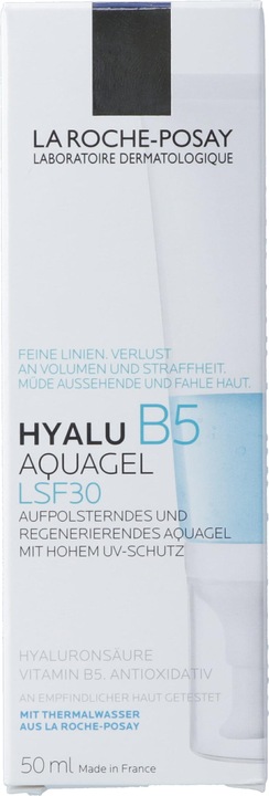 Actual product image La Roche Posay Hyalu B5 Aquagel UV German/Italian/French Gel (50 ml, Day cream, SPF 30)