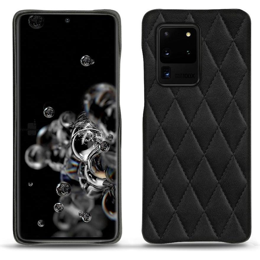 Noreve Lederschutzhülle (Samsung Galaxy S20 Ultra 5G), Smartphone Hülle, Schwarz