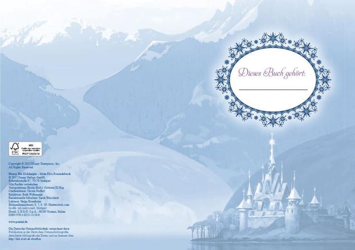 Image du produit Panini Disney Die Eiskönigin: Mein Elsa-Freundebuch (Allemand, Disney, Walt., 2015)