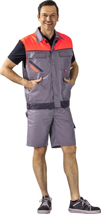 Actual product image Planam Waistcoat zinc/orange/slate XS S (S)
