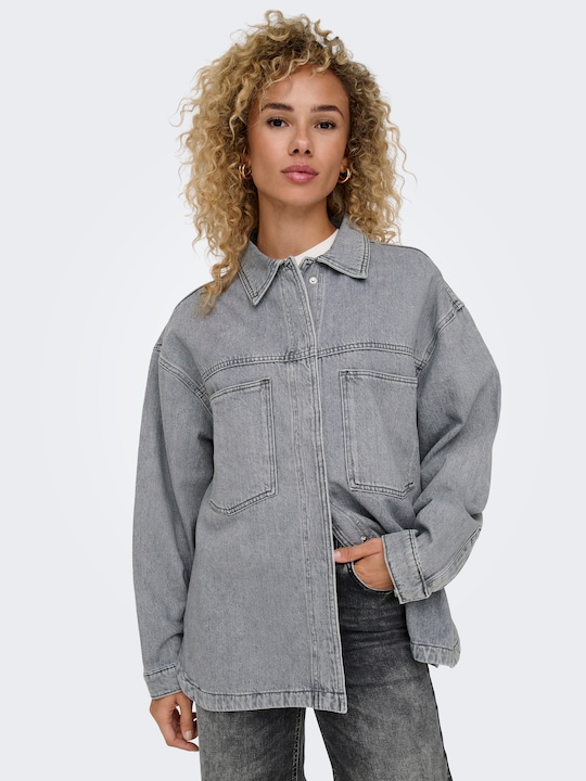 Image du produit Only Onlemmie L/S Shirt Grey Dnm Azg Noos (S)