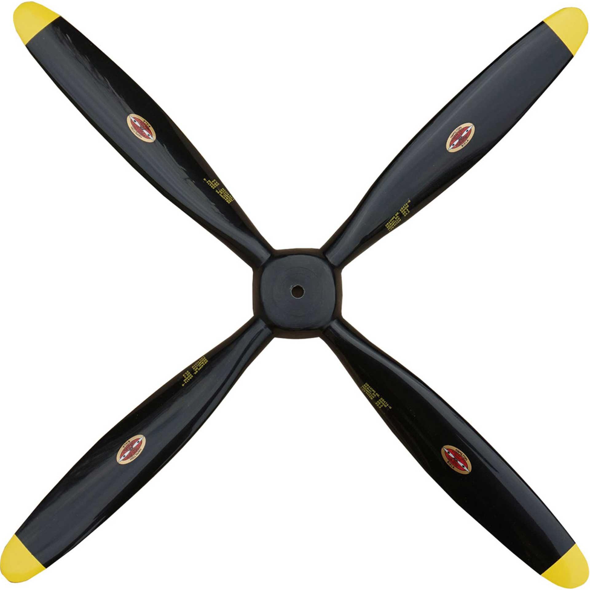 Biela Carbon Luftschraube 4-Blatt 25x14 MOKI 180 Scale "Corsair"