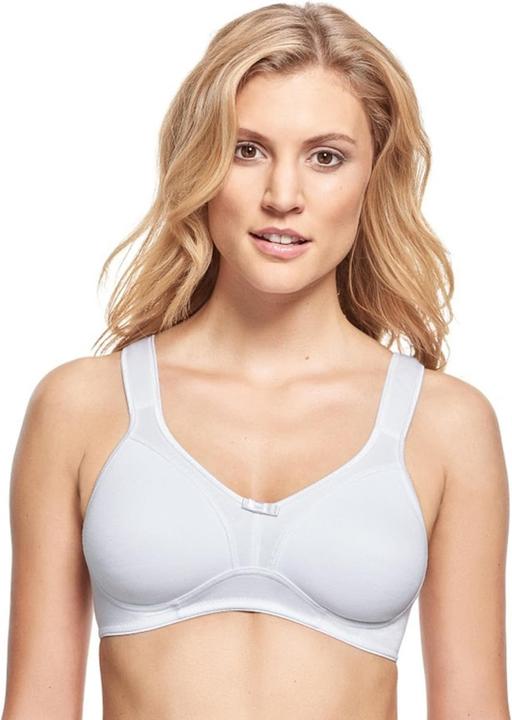 Susa Wire-Free Cotton Support Bra with Preformed Cups and Comfort Straps (80 D)