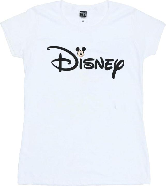 Actual product image Disney Womens/Ladies Mickey Mouse Logo Head Cotton T-Shirt (L)