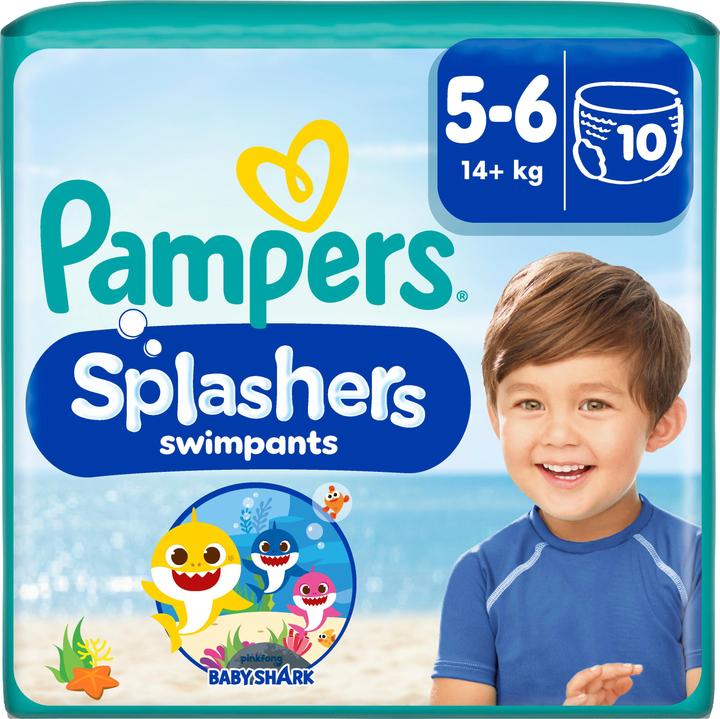 Immagine prodotto Pampers Splashers (Dimensione 5, Dimensione 6, Pacco trasportabile, 10 Pezzo/i)