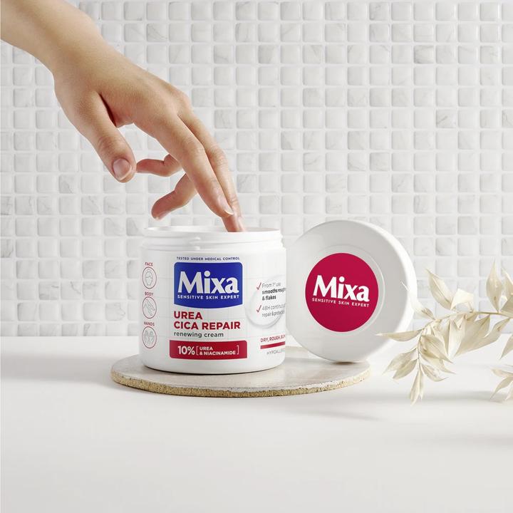 Actual product image Mixa Urea Cica Repair+ Renewing Cream (Body cream, 400 ml)