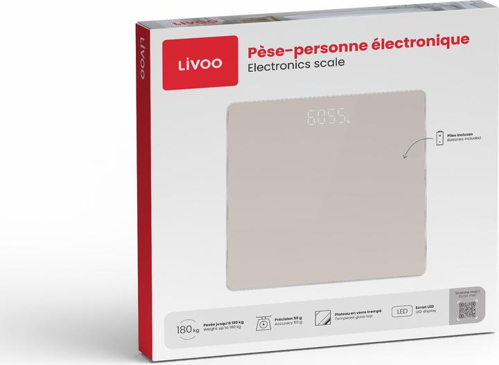 Image du produit Livoo Pèse-personne (180 kg)