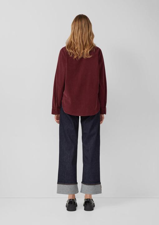 Immagine prodotto s.Oliver Bluse Feincord-Bluse mit Hemdkragen (38)