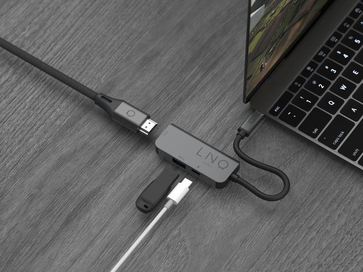 Produktbild LINQ Connects 3in1 USB-C Multiport Hub (USB-C, 1 Port)