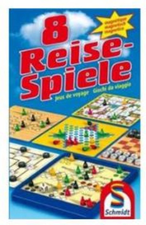 Schmidt Spiele 8 Travel Games - Magnetic (German)