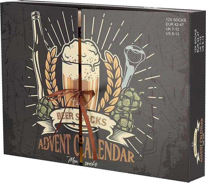 Produktbild Givyn Adventskalender Bier Socken (42-47) (42 - 47)