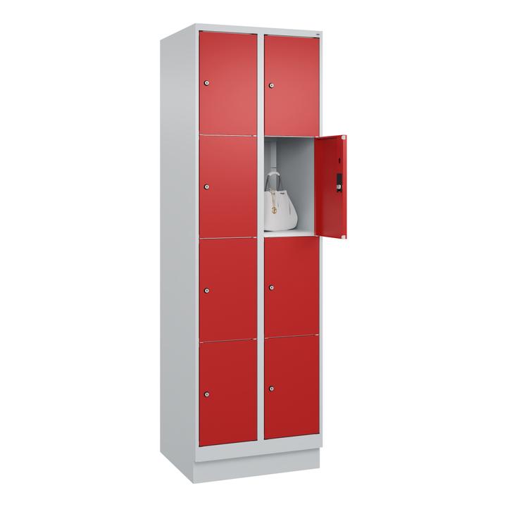 Produktbild C+P Fächerschrank Classic Plus, 4 Fächer übereinander, Abteilbreite 30 cm, mit Sockel (60 cm, 195 cm)